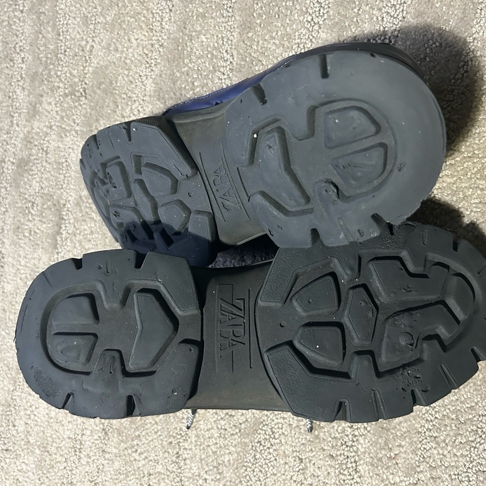 ZARA Wednesday Nevermore Chunky Purple and Black Sneakers | EU 36 (9.0 inches) - Picture 7 of 8